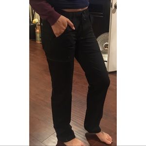 Black figs scrub pants